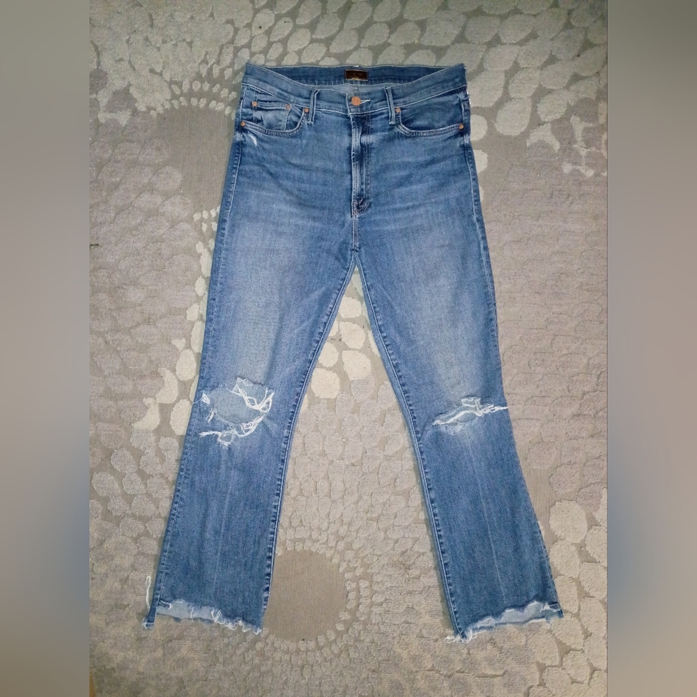 MOTHER The Insider Crop Step Chew